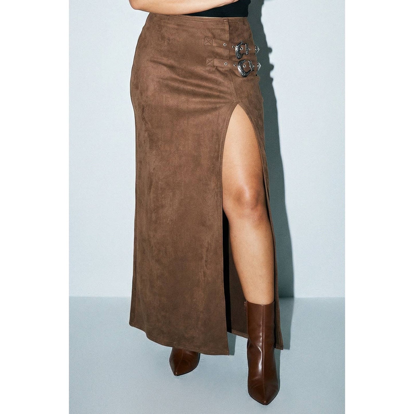 The Mojave Maxi Skirt - Curve