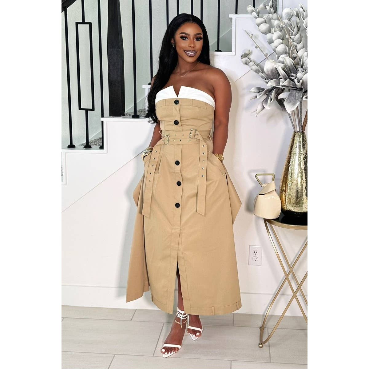 The Tailored Trench Dress